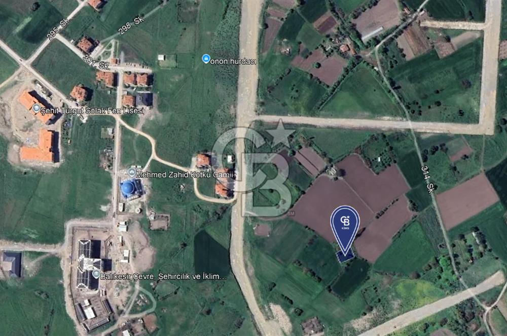 CB KİNGDEN PAŞAALANI MAH. 518 m² 3 KAT KONUT İMARLI ARSA