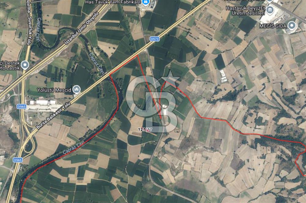 BALIKESİR SUSURLUK DEREKÖY’DE 1.055 m2 SATILIK TARLA