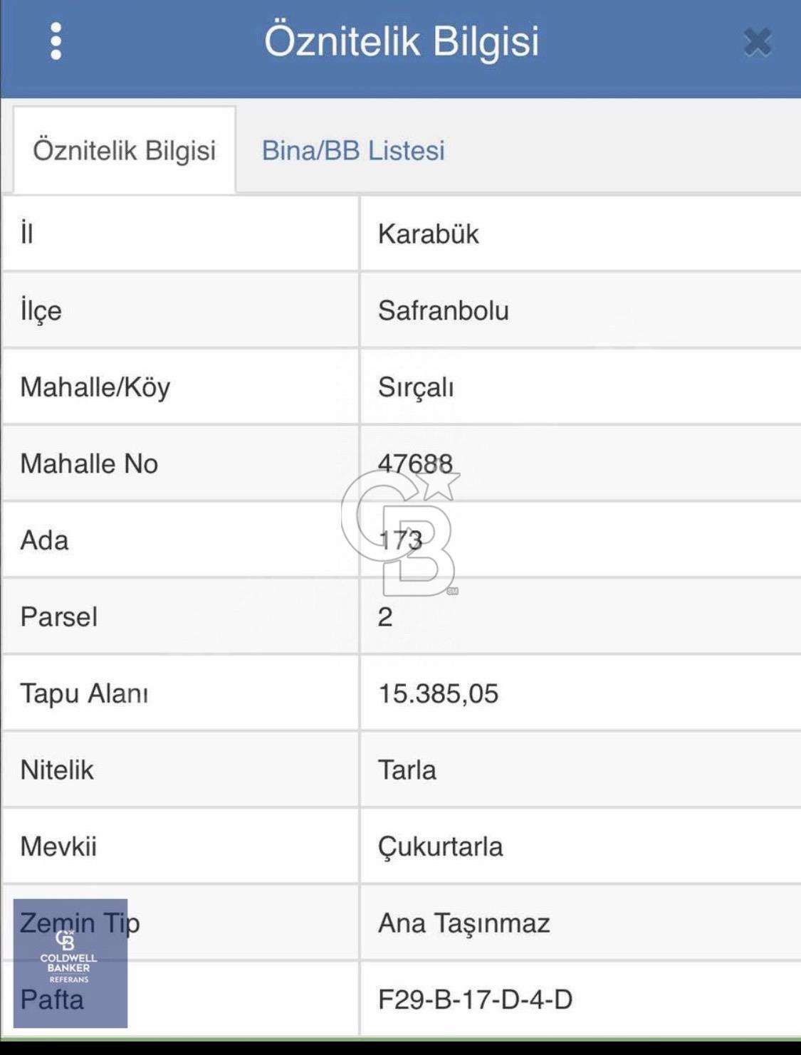 SAFRANBOLU SIRÇALI KÖYÜNDE SATILIK ARSA 
