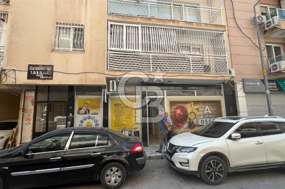 Bayraklı Mansuroğlu'nda 160 m² Full Tadilatlı Doğalgazlı Kiralık Dükkan