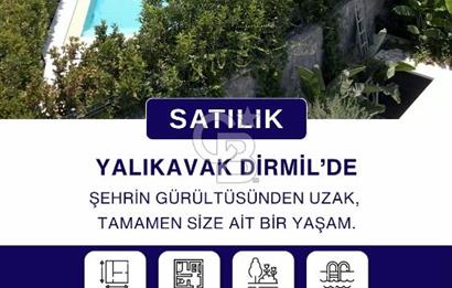 YALIKAVAK DİRMİL' de TEK KATLI MÜSTAKİL HAVUZLU 3+1 VİLLA