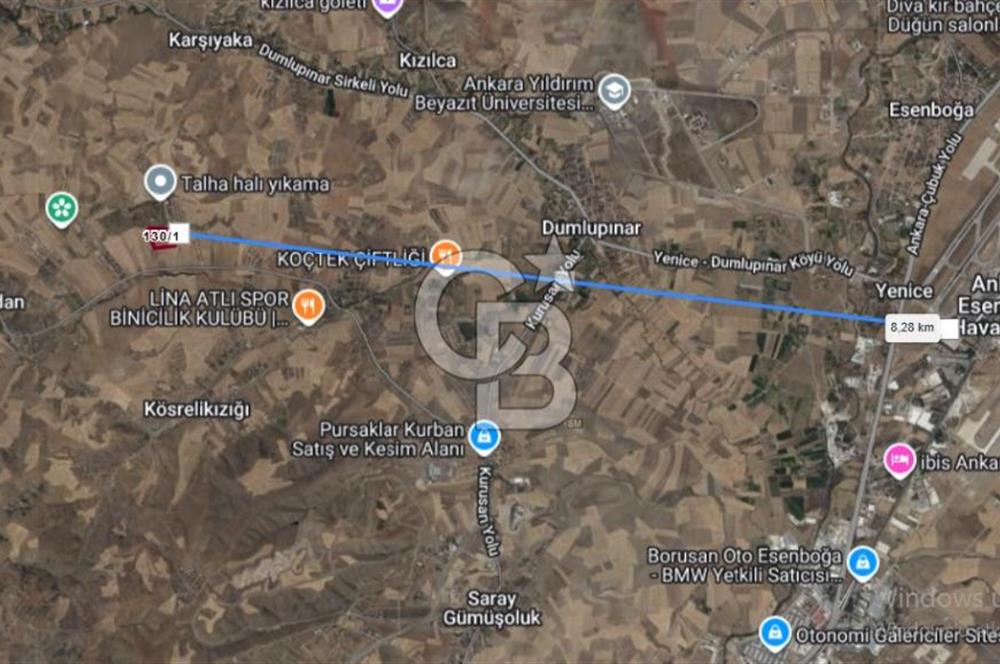 Ankara Pursaklar'da 24.480 m² Satılık Tarla - Yatırım Fırsatı