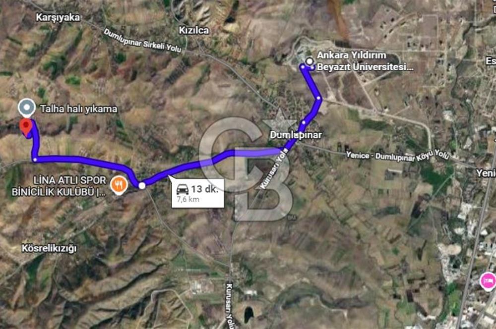 Ankara Pursaklar'da 24.480 m² Satılık Tarla - Yatırım Fırsatı