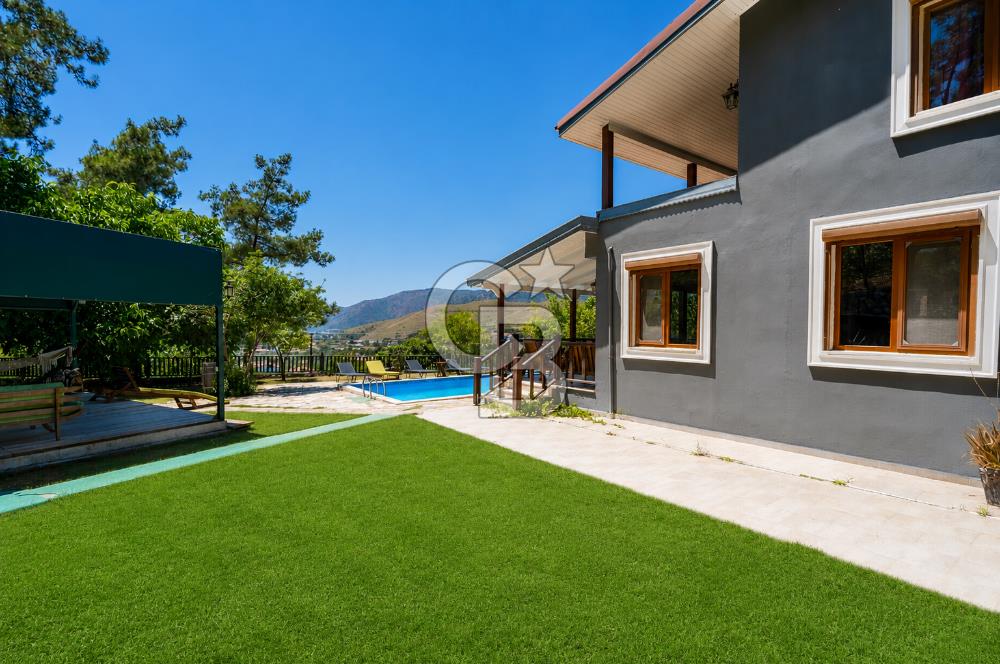MARMARİS HİSARÖNÜ DENİZE800M 1300M2 EŞSİZ ARSADA MÜSTAKİL VİLLA