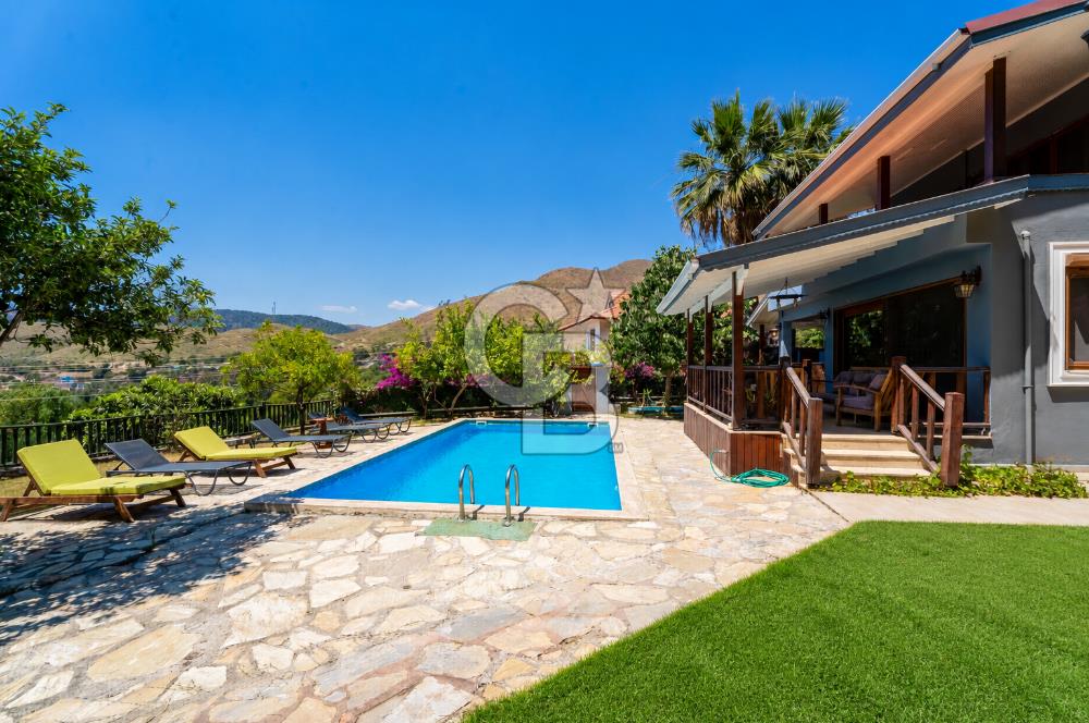 MARMARİS HİSARÖNÜ DENİZE800M 1300M2 EŞSİZ ARSADA MÜSTAKİL VİLLA