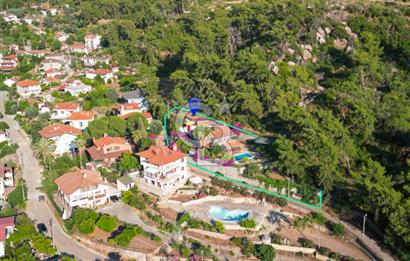 MARMARİS HİSARÖNÜ DENİZE800M 1300M2 EŞSİZ ARSADA MÜSTAKİL VİLLA