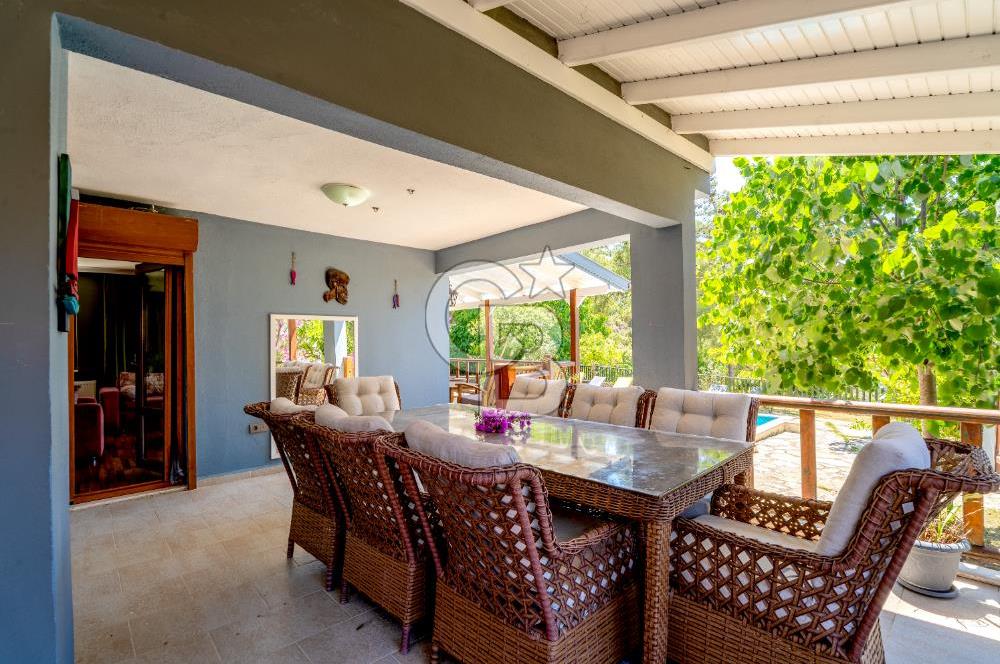 MARMARİS HİSARÖNÜ DENİZE800M 1300M2 EŞSİZ ARSADA MÜSTAKİL VİLLA