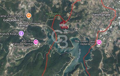 TERMAL YOLU GÖKÇE BARAJI YANINDA 33.460 M2 %40 İMARLI ÖZEL ARAZİ