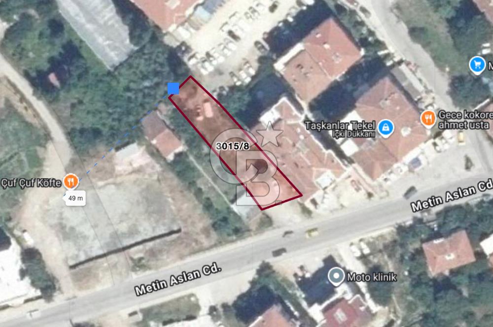 KORU'DA DENİZE 80 METRE, 571 M2 İMARLI ARAZİ(ARSA % 50 HİSSESİ)