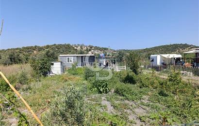 ALİAĞA BARBAROS'TA EVİ VE HOBİ BAHÇESİ BULUNAN SATILIK TARLA 