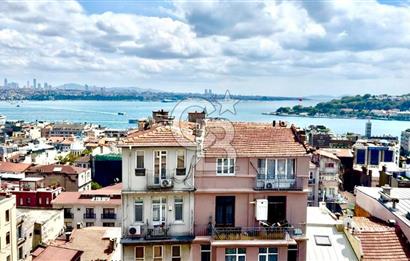 BEYOĞLU GALATA'DA TARİHİ BİNADA BOĞAZ MANZARALI SATILIK 3+1 DAİRE