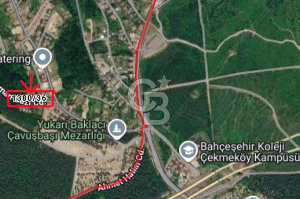 BEYKOZ ÇAVUŞBAŞI BAKLACI MAHALLESİNDE 586 M² VİLLA İMARLI ARSA 