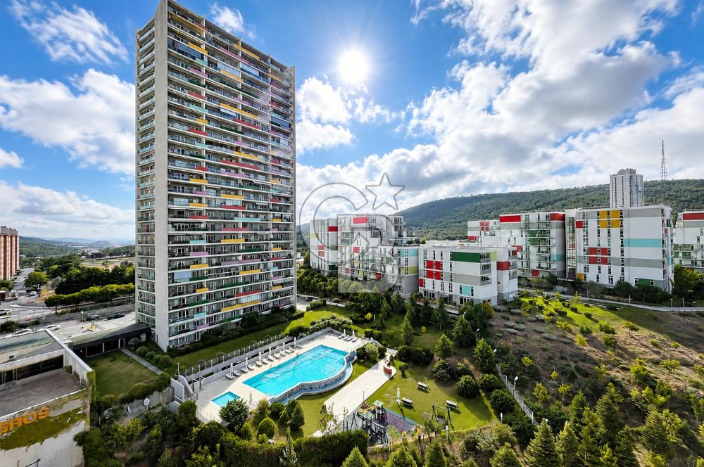 NARCİTY A BLOK' TA GENİŞ BALKONU EŞYALI KİRALIK 1+1