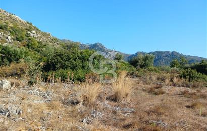 MARMARİS ORHANİYE KIZKUMUNDA PANORAMİK DENİZ MANZARALI ARSA