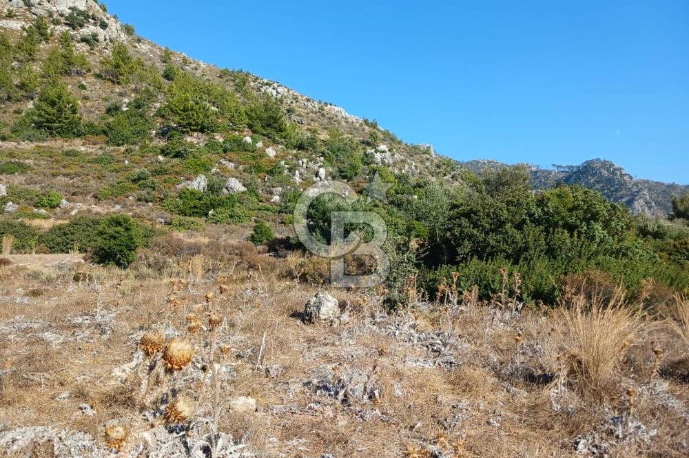 MARMARİS ORHANİYE KIZKUMUNDA PANORAMİK DENİZ MANZARALI ARSA