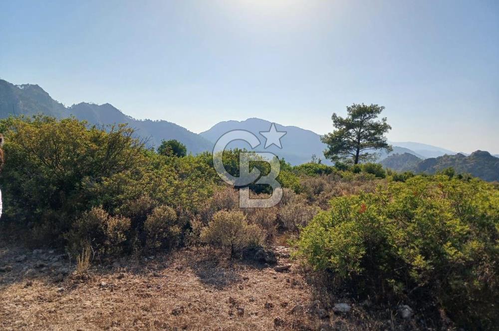 MARMARİS ORHANİYE KIZKUMUNDA PANORAMİK DENİZ MANZARALI ARSA