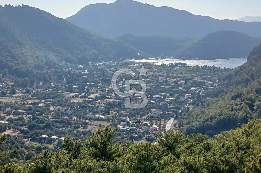 MARMARİS ORHANİYE KIZKUMUNDA PANORAMİK DENİZ MANZARALI ARSA