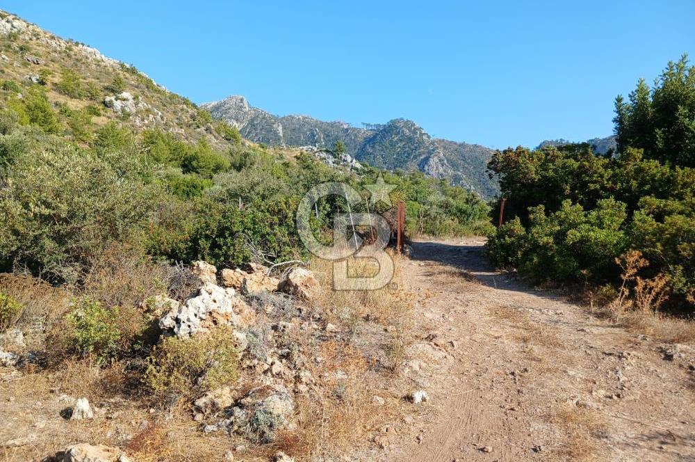 MARMARİS ORHANİYE KIZKUMUNDA PANORAMİK DENİZ MANZARALI ARSA