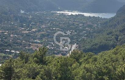MARMARİS ORHANİYE KIZKUMUNDA PANORAMİK DENİZ MANZARALI ARSA
