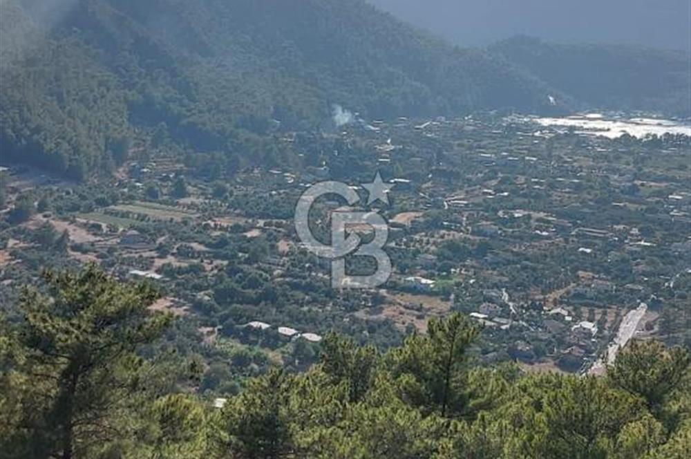 MARMARİS ORHANİYE KIZKUMUNDA PANORAMİK DENİZ MANZARALI ARSA