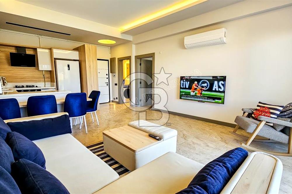 Kuşadası Kadınlar Denizinde Lüks Eşyalı Kiralık 1+1 Daire