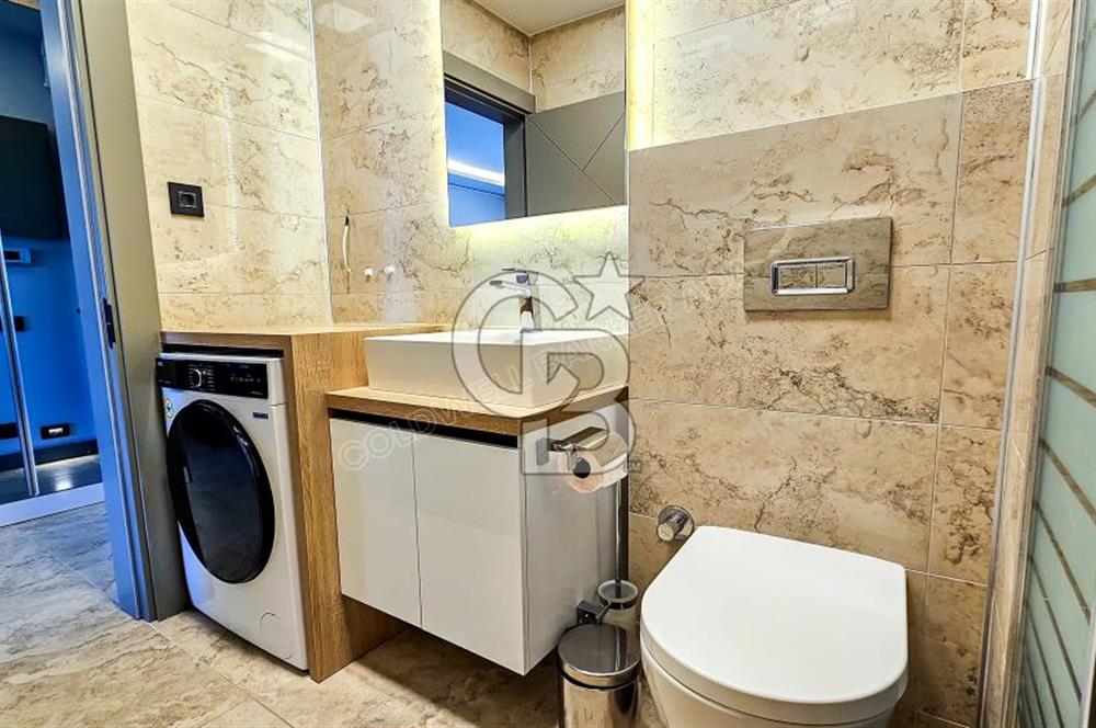 Kuşadası Kadınlar Denizinde Lüks Eşyalı Kiralık 1+1 Daire