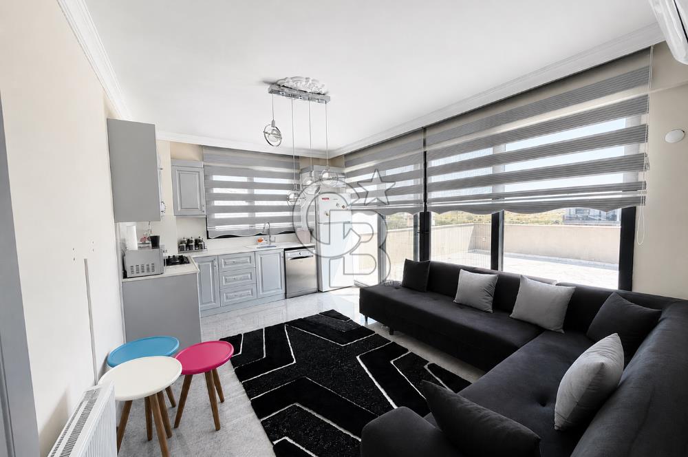 SASALI DA KİRALIK LÜKS EŞYALI 2+1 TERASLI DAİRE