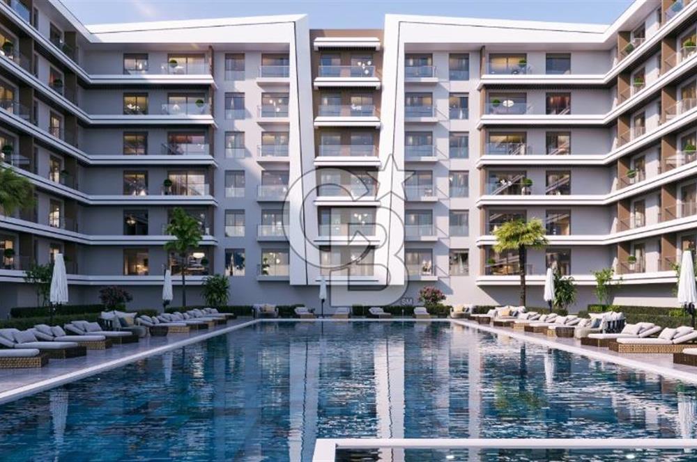 Finike'de Deniz/Havuz Manzaralı 1+1 Lüks Teraslı Daire