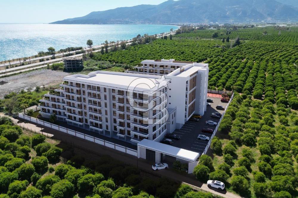 Antalya Finike'de Deniz Manzaralı Ultra Lüks 2+1Satılık Daire