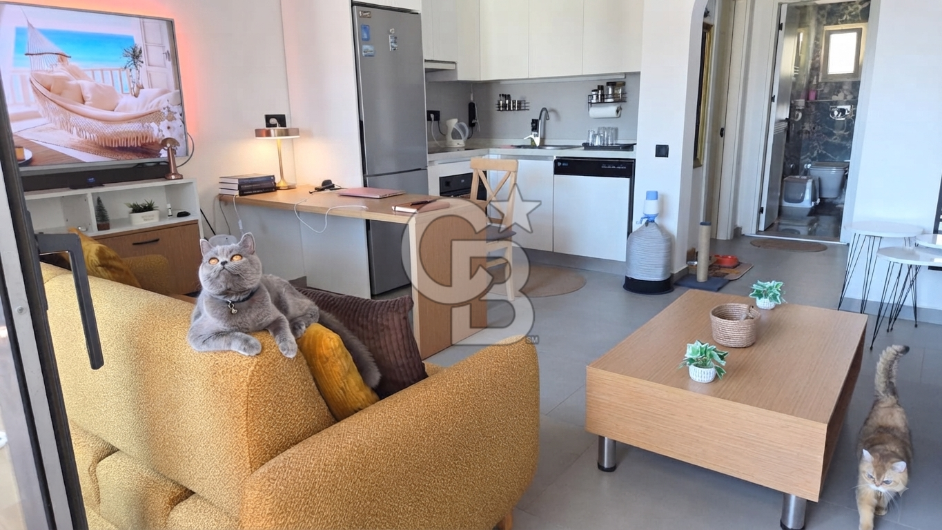 Bodrum Bitez Asarlıkta Rezidans Havuzlu Kiralık Eşyalı 1+1 Daire