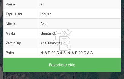 Bodrum Gümüşlük Deniz Manzaralı Arsa