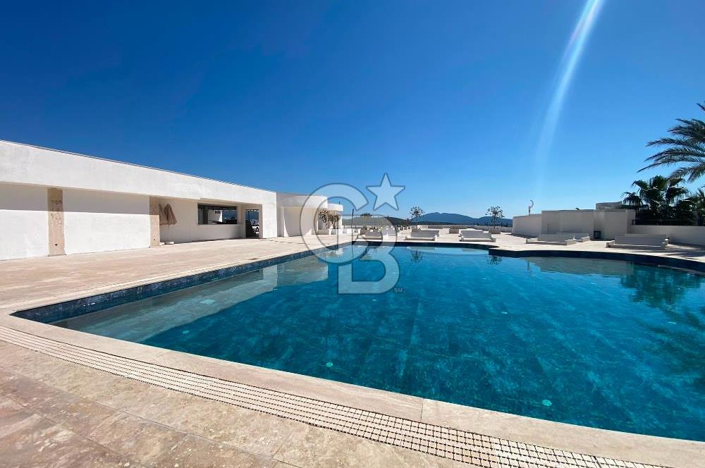 Bodrum Bitez Asarlıkta Rezidans Havuzlu Kiralık Eşyalı 1+1 Daire