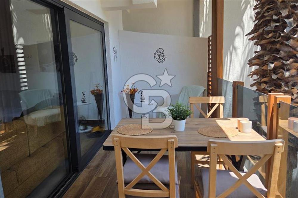 Bodrum Bitez Asarlıkta Rezidans Havuzlu Kiralık Eşyalı 1+1 Daire