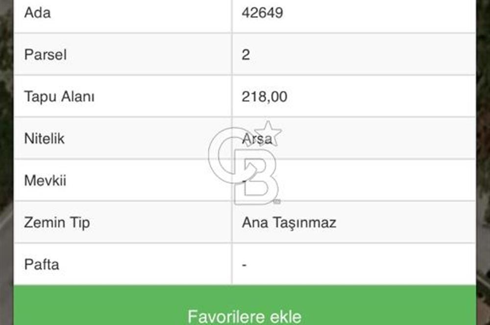 YAŞAMKENT’TE 2 KAT VİLLA İMARLI 218 m² ARSA 