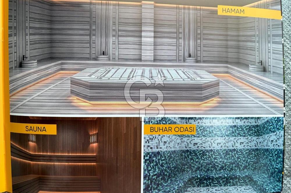 Finike'de Deniz/Havuz Manzaralı 1+1 Lüks Teraslı Daire