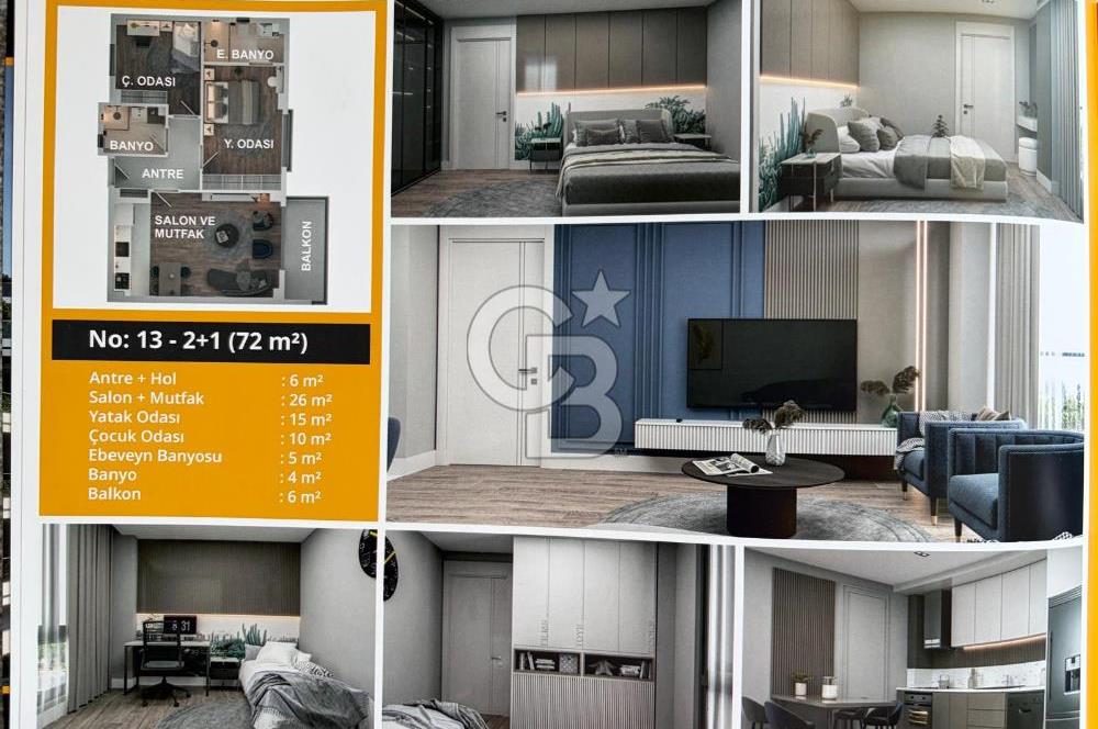 Antalya Finike'de Deniz Manzaralı Ultra Lüks 2+1Satılık Daire