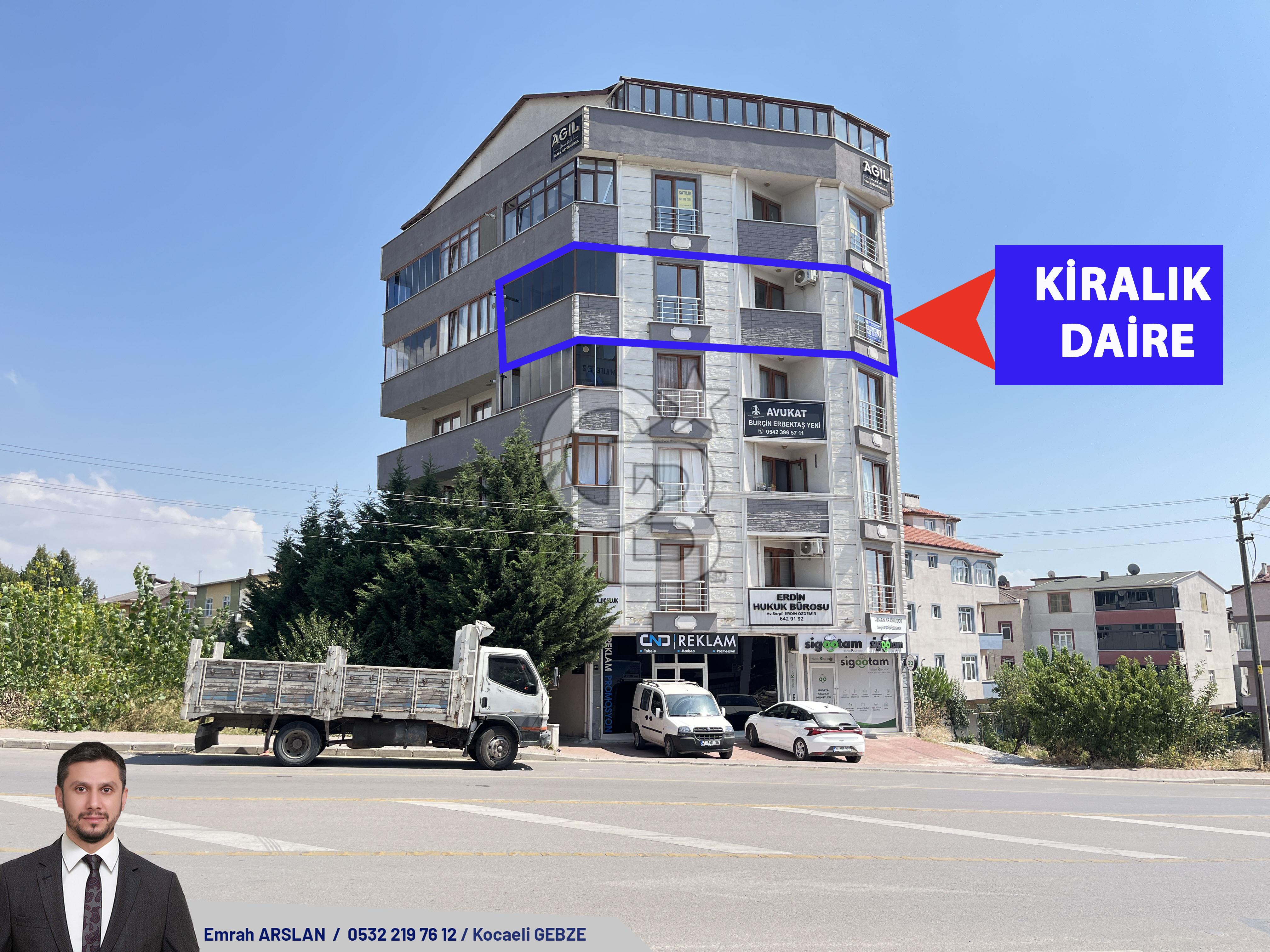 Gebze Adliyesine Ve Bölge Okullarına 300m Mesafede Kiralık Daire
