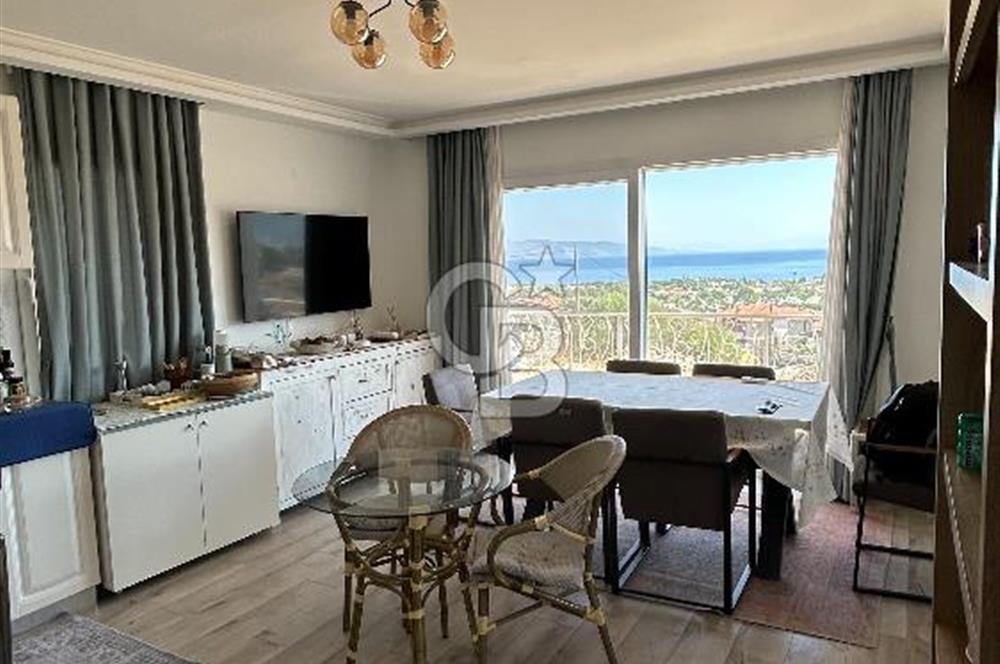 DATÇA BURGAZDA SATILIK, FULL DENİZ MANZARALI DAİRE