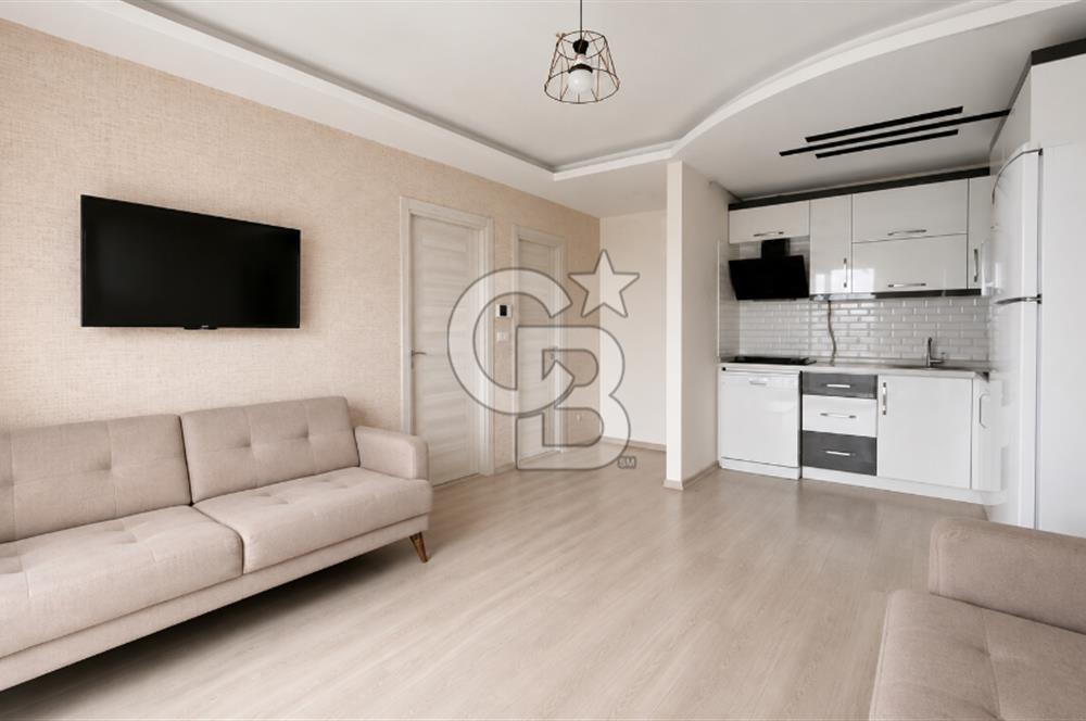 Çiğli Ateşoğlu’nda Eşyalı, Havuzlu Sitede Kiralık 1+1