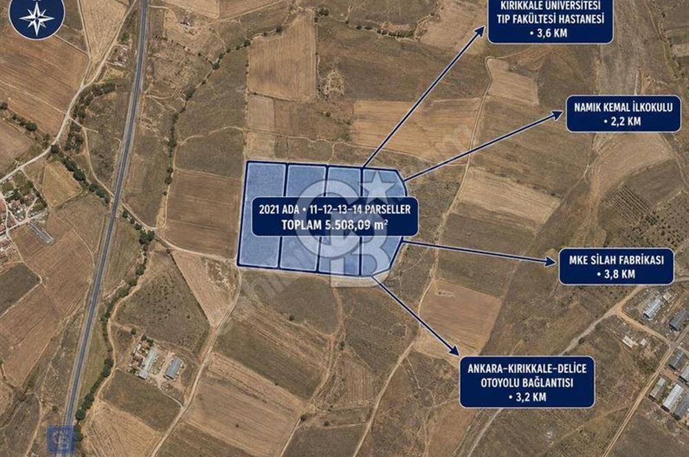 KIRIKKALE YAHŞİHAN İMARLI SATILIK KOOPERATİF HİSSELİ TAPULU ARSA