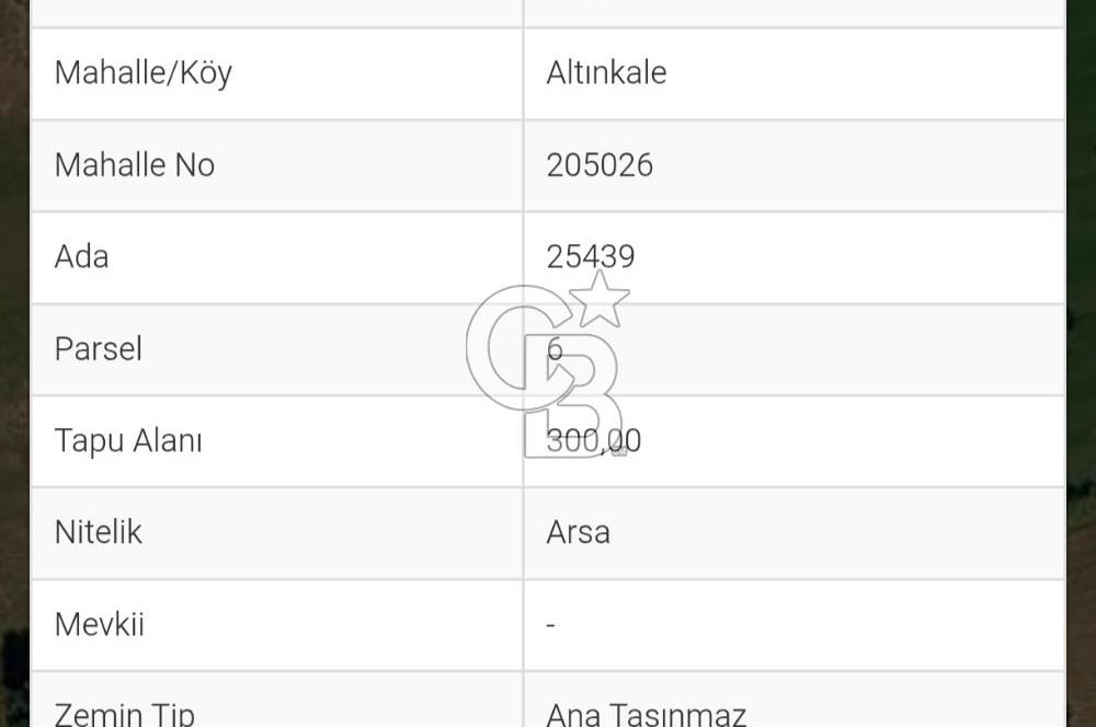 Antalya Döşemealtı altinkale satılık 300 M2 arsa