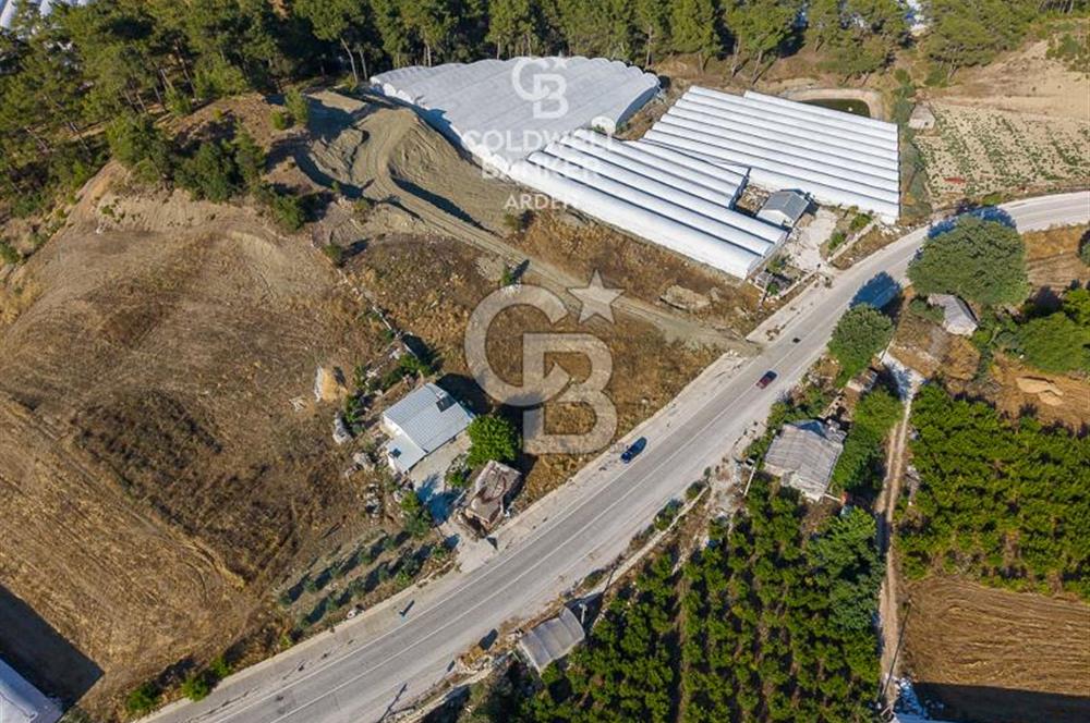 CB ARDEN'DEN KAŞ-ÇEŞME ANAYOLU ÜZERİ SATILIK TARLA 