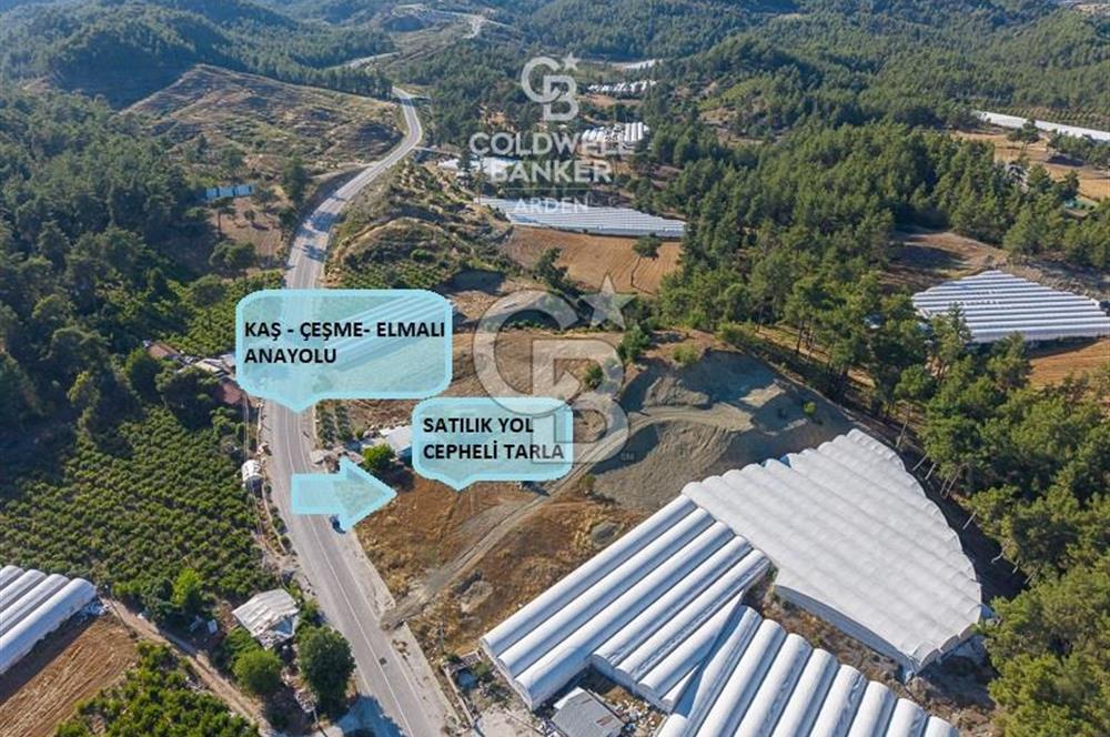 CB ARDEN'DEN KAŞ-ÇEŞME ANAYOLU ÜZERİ SATILIK TARLA 