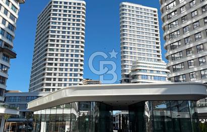 Evero İzmir'de Deniz Manzaralı 10.kat 1+1 Kiralık Daire
