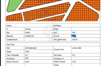 ANKARA GÜDÜL GÜNEYCE’DE | 500 m² İMARLI ARSA