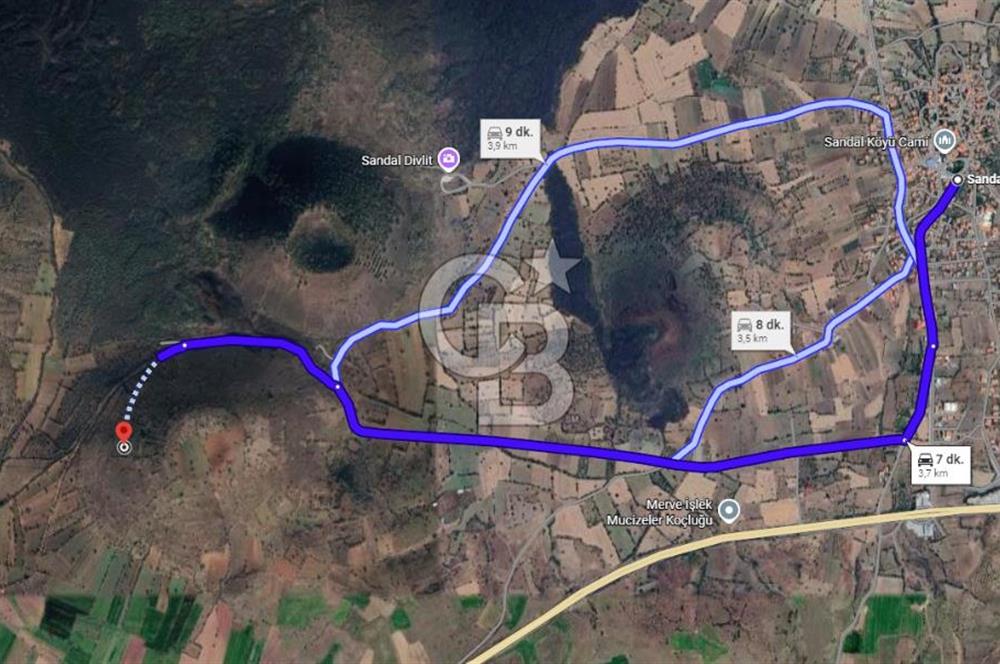 Manisa Sandal’da İzmir Yoluna 970m Yatırımlık Satılık Arazi