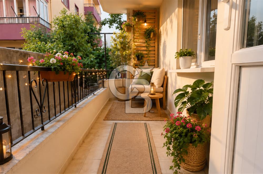 ESENLER MAH MERKEZİ KONUMDA İKİ BALKONLU KİRALIK 2+1 DAİRE