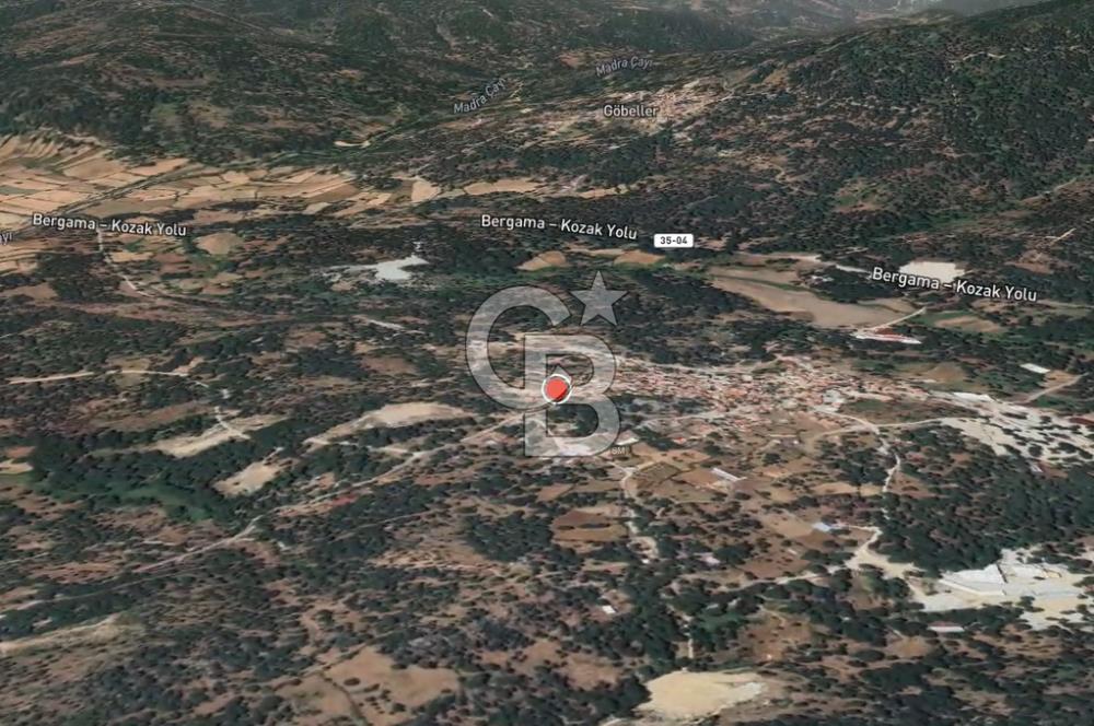 BERGAMA KOZAK YAYLASI AŞAĞICUMA I 459 m² 2 KAT İMARLI KÖŞE ARSA