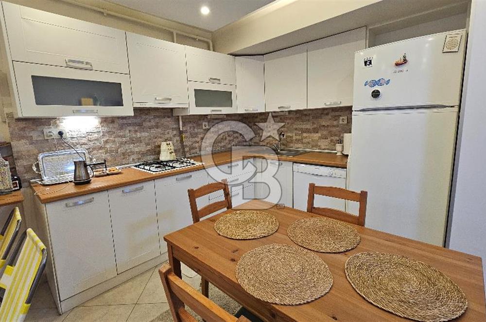 BAYRAMOĞLU ÖBİTAŞ SİTESİ’NDE DENİZ MANZARALI EŞYALI 1+1 SATILIK