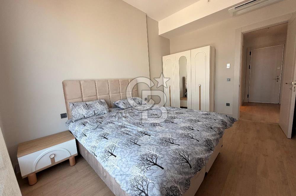Alsancak Evora'da Full Deniz Manzaralı 1+1 Eşyalı kiralık Daire